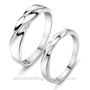 Solid 925 Sterling Silver Couple Rings 2015 new designs Jewelry